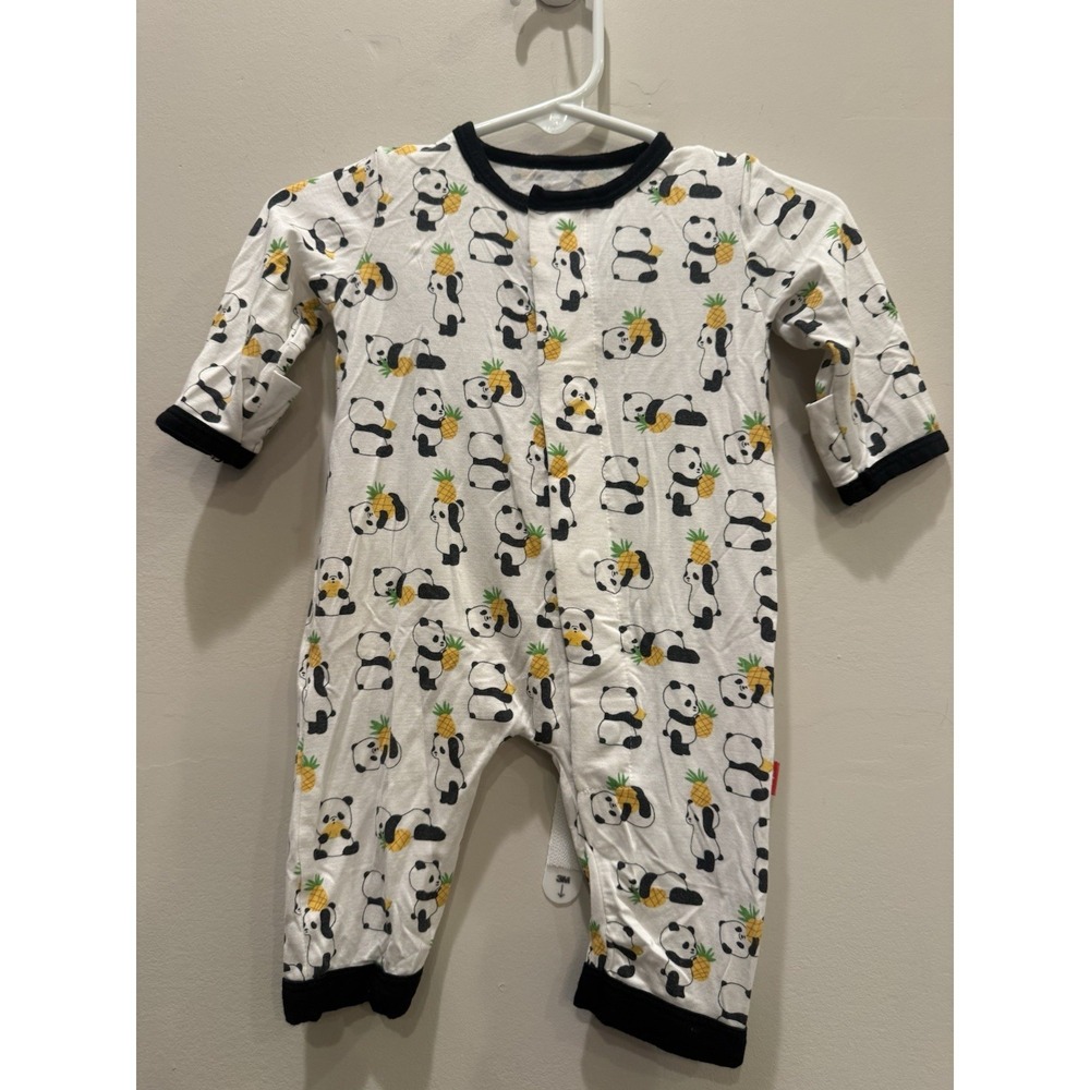 Magnetic Me Panda and Pineapple Print Modal Footless Pajamas Size Newborn